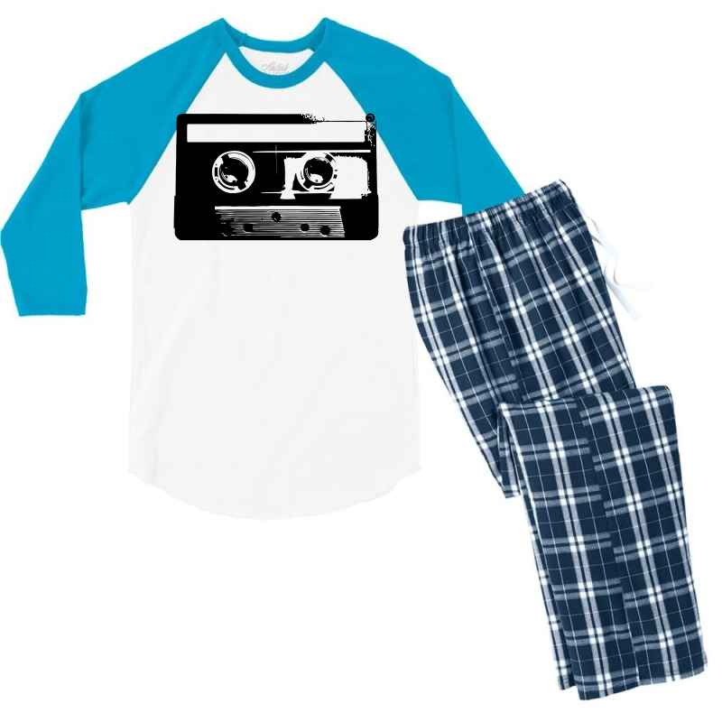 Cassette Tape Men's 3/4 Sleeve Pajama Set | Artistshot