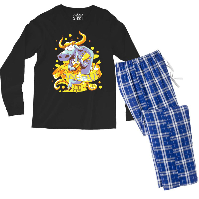 Taurus Men's Long Sleeve Pajama Set | Artistshot