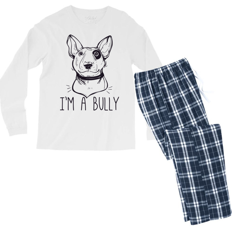 I'am A Bully Men's Long Sleeve Pajama Set | Artistshot