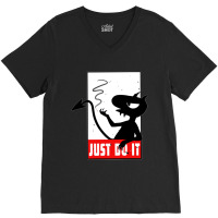 Just Do It V-neck Tee | Artistshot