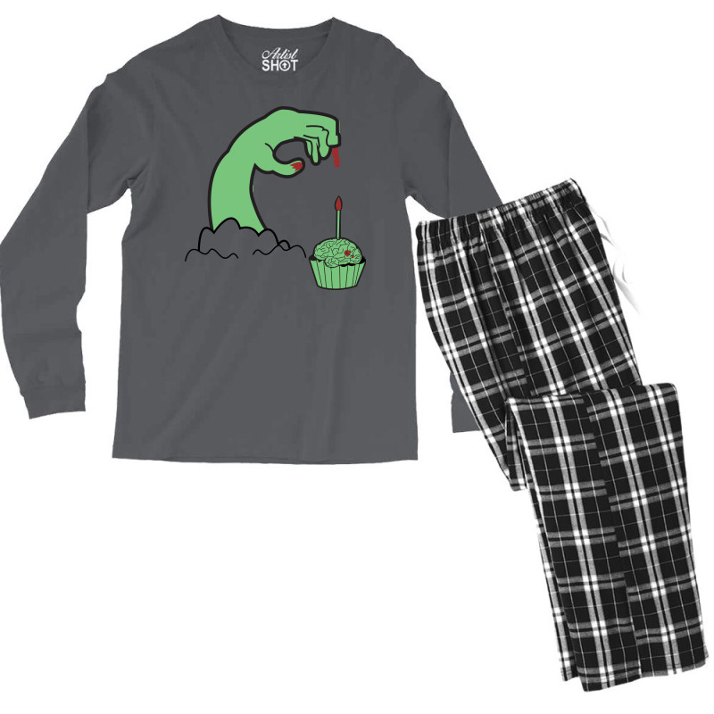 Zombie Brainday Men's Long Sleeve Pajama Set | Artistshot