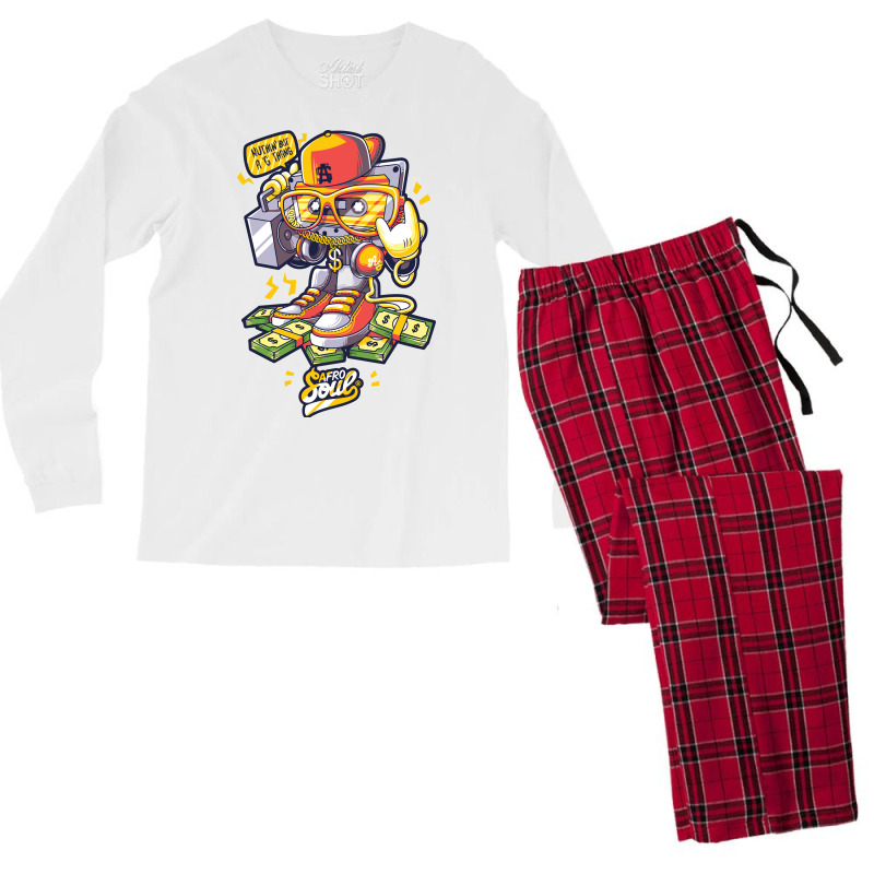 Hip-hop Time Men's Long Sleeve Pajama Set | Artistshot