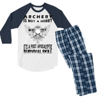 Archery Survival Skill Men's 3/4 Sleeve Pajama Set | Artistshot