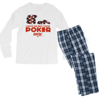 I Love Sex But I Love Poker More Men's Long Sleeve Pajama Set | Artistshot