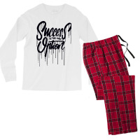 Success Is The Only Option Men's Long Sleeve Pajama Set | Artistshot