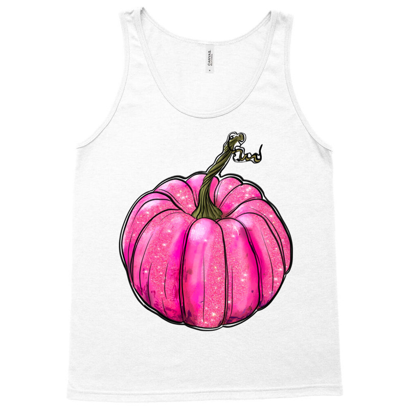 Breast Cancer Awereness Pumpkin Tank Top | Artistshot