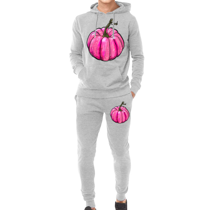 Breast Cancer Awereness Pumpkin Hoodie & Jogger Set | Artistshot