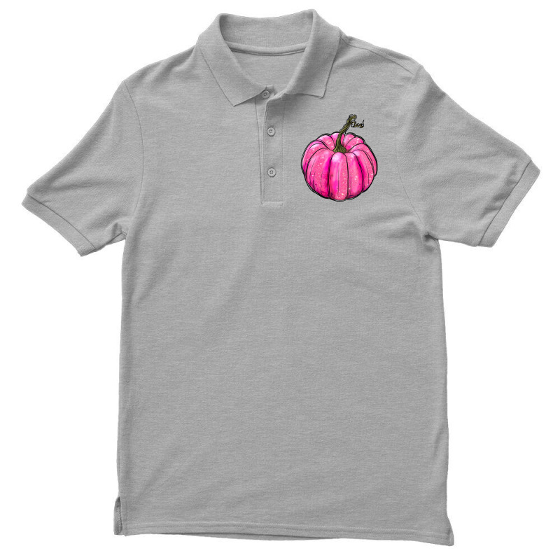 Breast Cancer Awereness Pumpkin Men's Polo Shirt | Artistshot