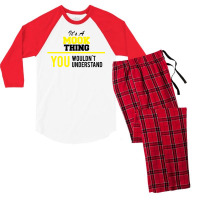 Its A Mook Thing You Wouldn't Understand Men's 3/4 Sleeve Pajama Set | Artistshot