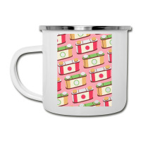 Pinhole Camera T  Shirt Retro Pinhole Camera Pattern   Spring Seasonal Camper Cup | Artistshot