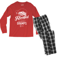 Hooked On Being A Gramps Men's Long Sleeve Pajama Set | Artistshot