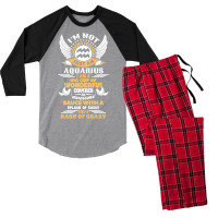 I Am Not Just An Aquarius... Men's 3/4 Sleeve Pajama Set | Artistshot