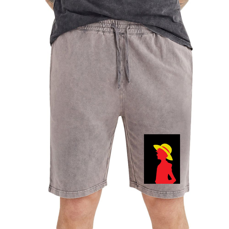 Monkeydluffy Silhoutte Vintage Short by TobyShop | Artistshot