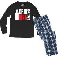 Drin King For Two Men's Long Sleeve Pajama Set | Artistshot