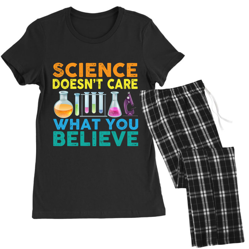 Science Doesn_t Care What You Believe Women's Pajamas Set by trokeryth | Artistshot