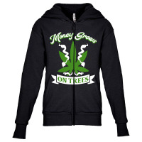 Money Does Grow On Trees Youth Zipper Hoodie | Artistshot