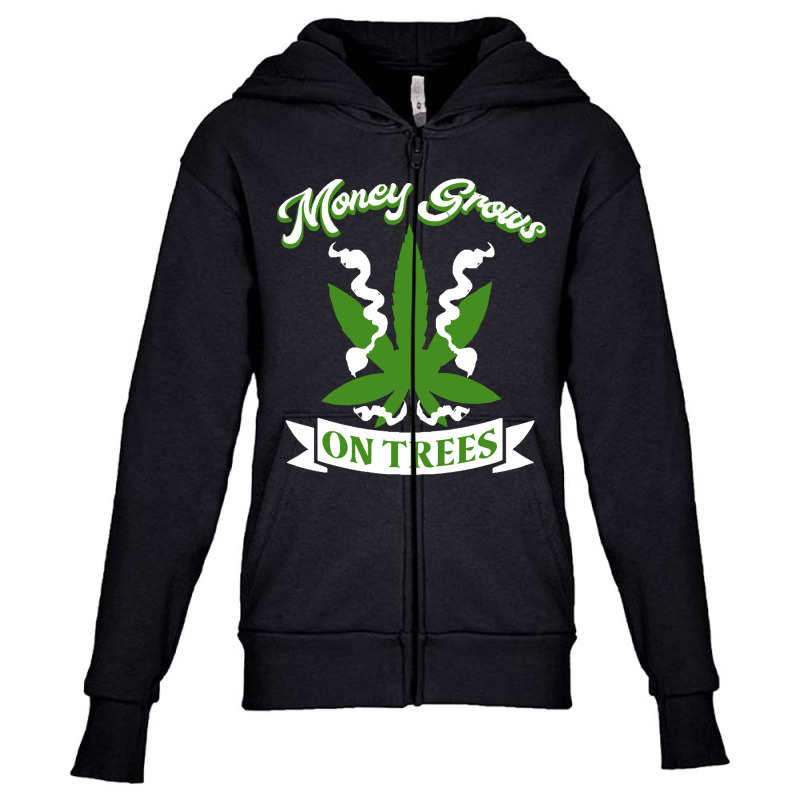 Money Does Grow On Trees Youth Zipper Hoodie | Artistshot