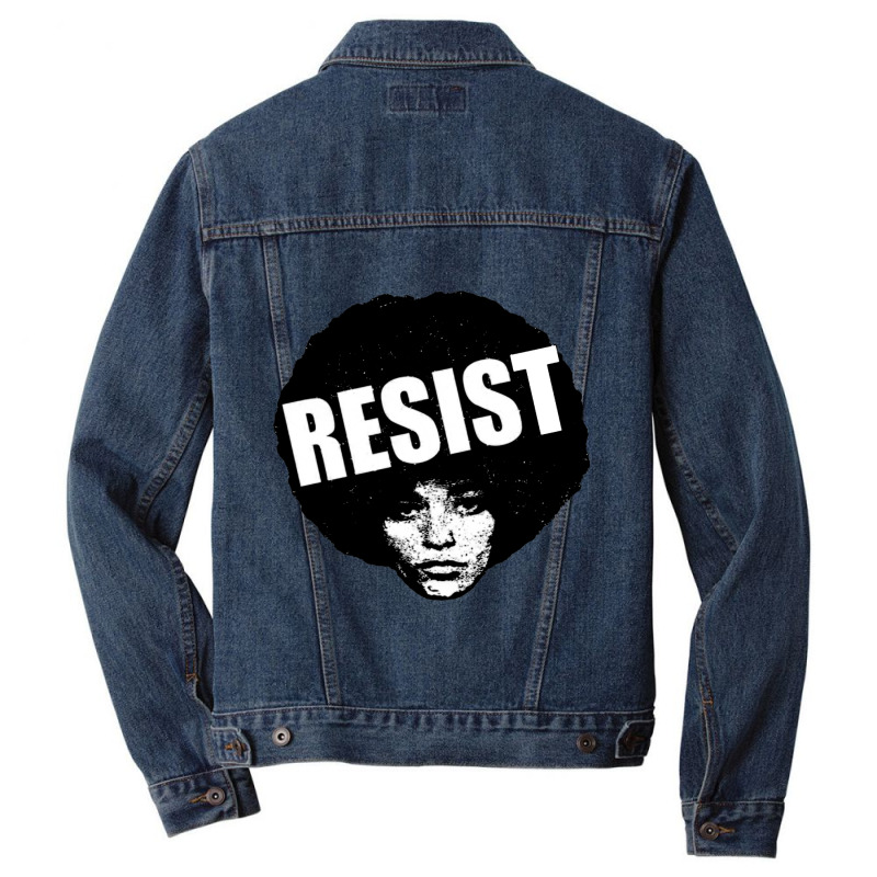 Angela Davis Speaking Men Denim Jacket | Artistshot