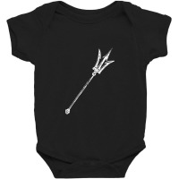 Poseidon Symbol   Trident Greek God Mythology Baby Bodysuit | Artistshot