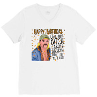 Joe Exotic Funny Birthday Card Tiger King V-neck Tee | Artistshot