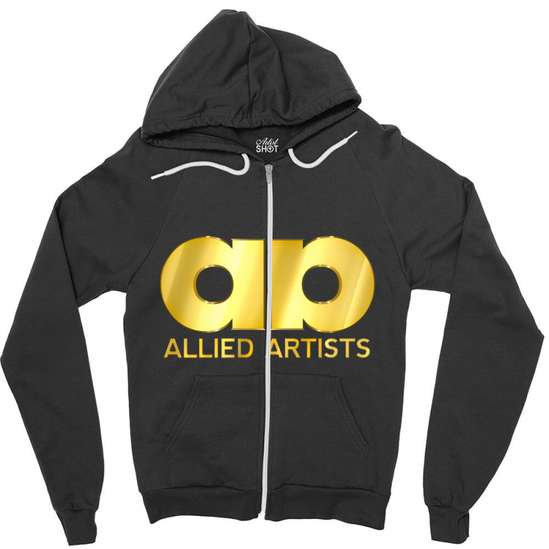 Allied Artists Pictures Zipper Hoodie by harduvines | Artistshot