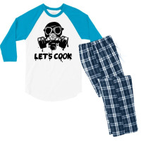 Let's Cook Men's 3/4 Sleeve Pajama Set | Artistshot