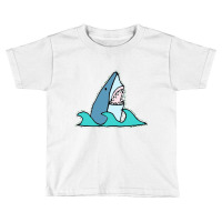 Shark In Water Toddler T-shirt | Artistshot