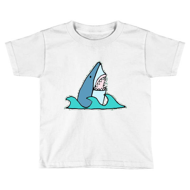 Shark In Water Toddler T-shirt | Artistshot