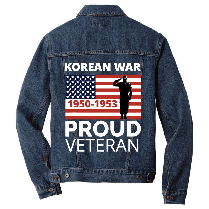 Proud Korean War Veteran Men Denim Jacket | Artistshot