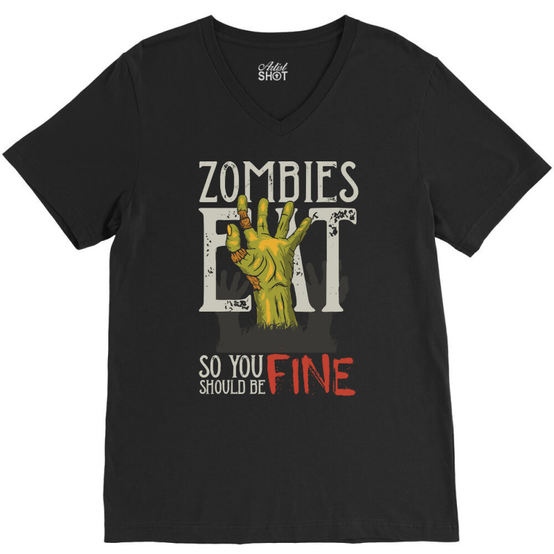 Halloween T Shirtscary Halloween T Shirt (1) V-neck Tee | Artistshot