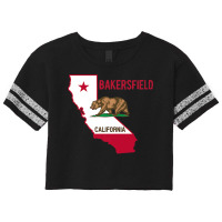 Bakersfield   California Flag  Cool Vintage Bakersfield Ca Premium T S Scorecard Crop Tee | Artistshot