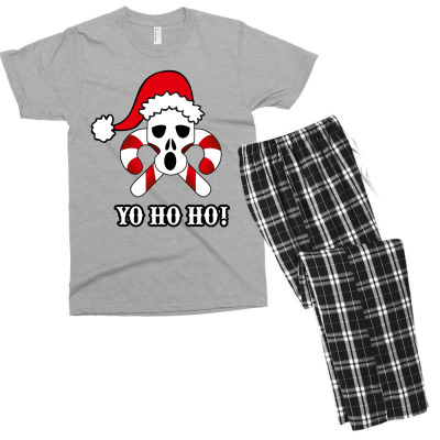 Yo Ho Ho Pirate Christmas Men's T-shirt Pajama Set Designed By Wizarts