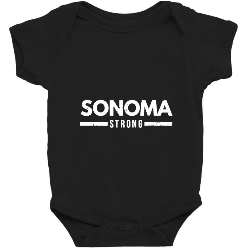 Sonoma County Strong North Bay California Baby Bodysuit by AMderra12 | Artistshot