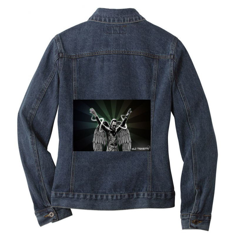 Tiesto Tiësto Ladies Denim Jacket by gembodipo | Artistshot