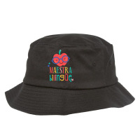 Cute Maestra Bilingue Bilingual Teacher Premium T Shirt Bucket Hat | Artistshot