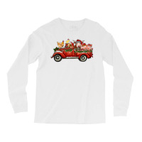 Christmas Truck With Farm Animals Long Sleeve Shirts | Artistshot