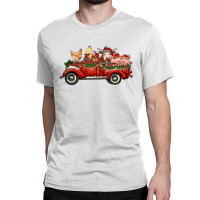 Christmas Truck With Farm Animals Classic T-shirt | Artistshot