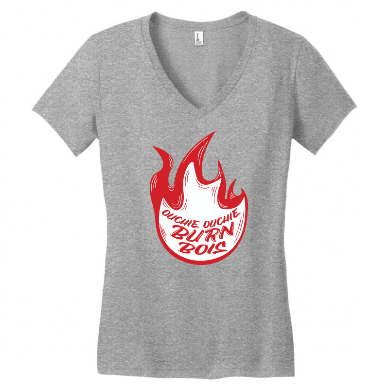 Ouchie Ouchie Burn Bois Classic Women's V-neck T-shirt | Artistshot