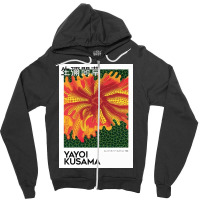 Kusama Flower4 Zipper Hoodie | Artistshot