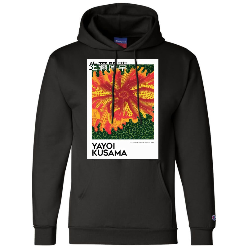 Kusama Flower4 Champion Hoodie by David J | Artistshot