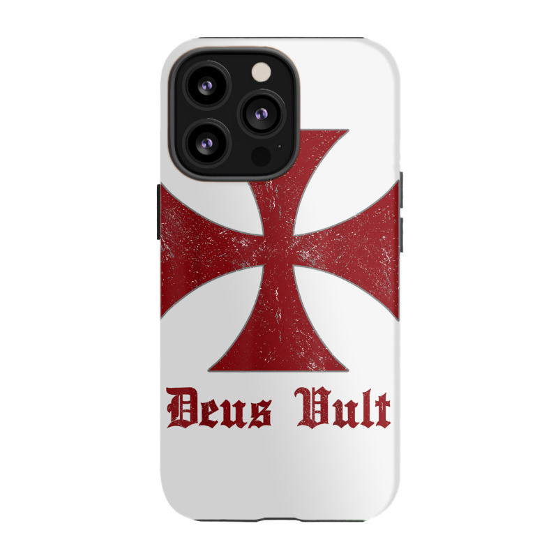 Deus Vult Templar Order Knights Templar Holy Cross Helmet T Shirt Iphone 13 Pro Case | Artistshot