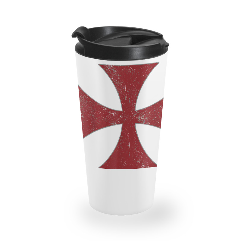 Deus Vult Templar Order Knights Templar Holy Cross Helmet T Shirt Travel Mug | Artistshot