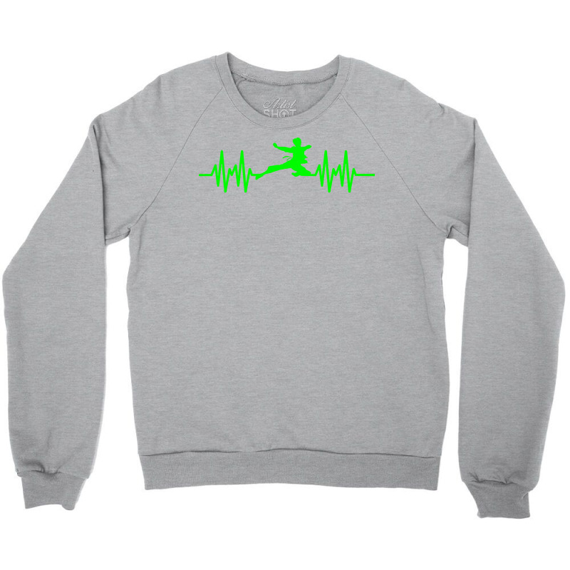 Karate T Shirtkarate Karateka Heartbeat Ekg Pulse Martial Athlete T Sh Crewneck Sweatshirt | Artistshot