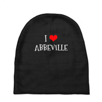 I Love Abbeville County Baby Beanies | Artistshot