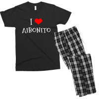 I Love Aibonito County Men's T-shirt Pajama Set | Artistshot