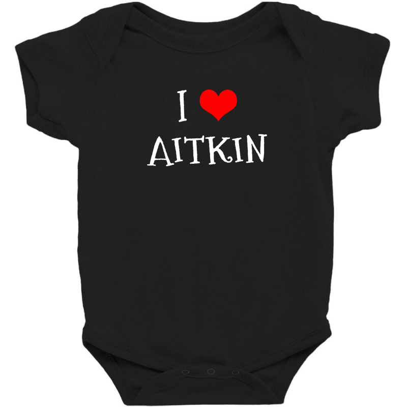 I Love Aitkin County Baby Bodysuit by thanchashop | Artistshot