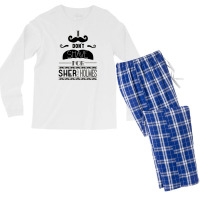 I Don't Shave For Sherlock Holmes Men's Long Sleeve Pajama Set | Artistshot