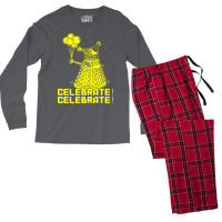 Dalek Celebrate! Men's Long Sleeve Pajama Set | Artistshot