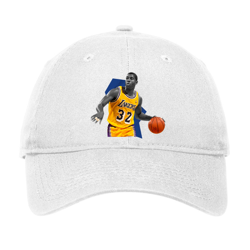 Magic Johnson Adjustable Cap by BrandonJames | Artistshot