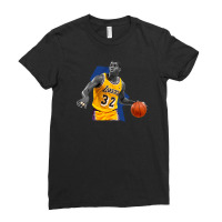 Magic Johnson Ladies Fitted T-shirt | Artistshot